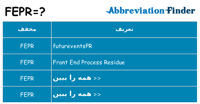 چه fepr برای ایستادن؟