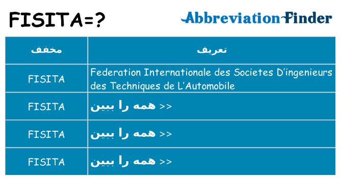 چه fisita برای ایستادن؟