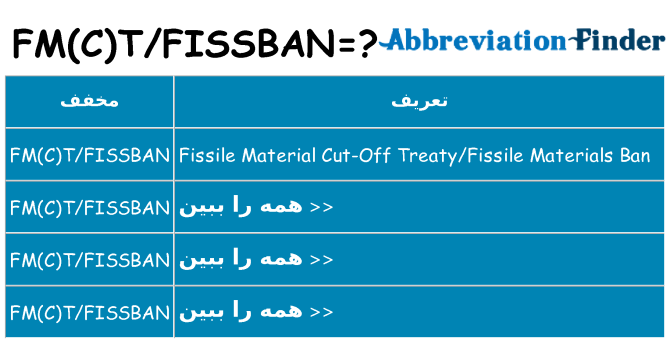 چه fmctfissban برای ایستادن؟