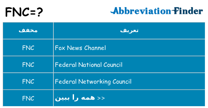 چه fnc برای ایستادن؟