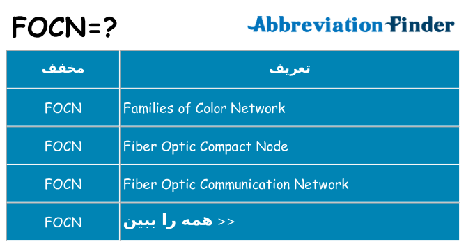 چه focn برای ایستادن؟