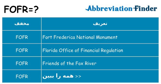 چه fofr برای ایستادن؟