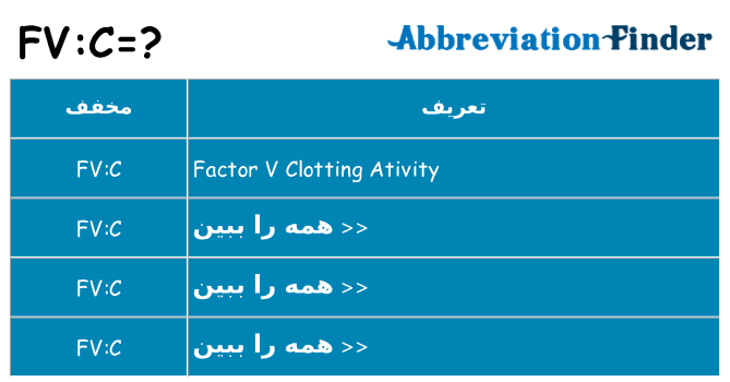 چه fvc برای ایستادن؟