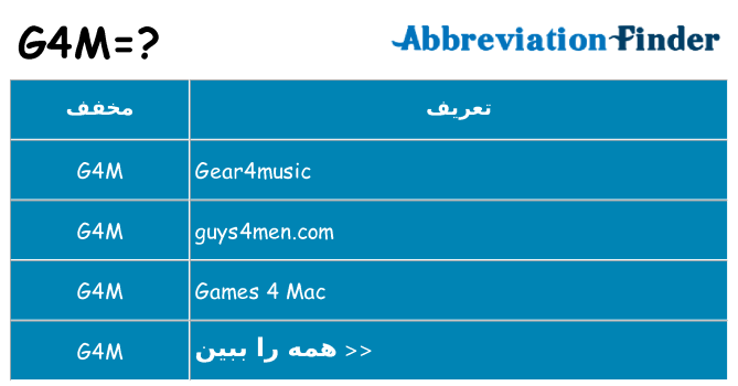 چه g4m برای ایستادن؟