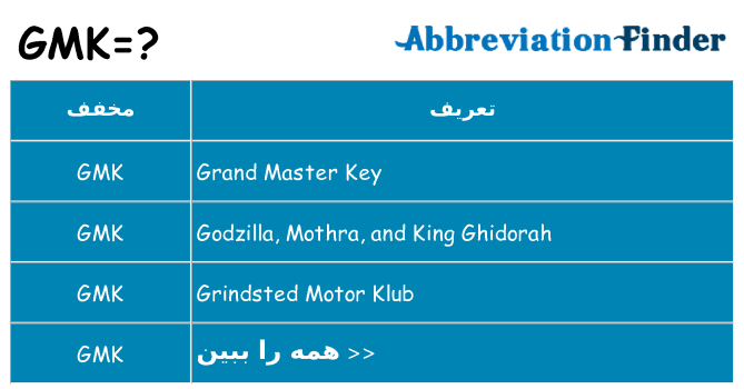چه gmk برای ایستادن؟