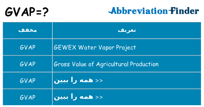 چه gvap برای ایستادن؟