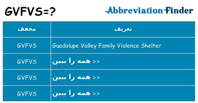 چه gvfvs برای ایستادن؟