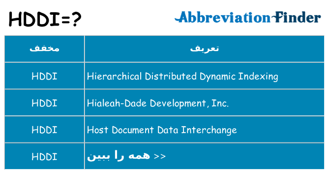 چه hddi برای ایستادن؟