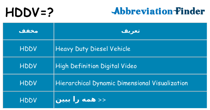 چه hddv برای ایستادن؟