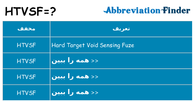 چه htvsf برای ایستادن؟