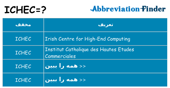 چه ichec برای ایستادن؟