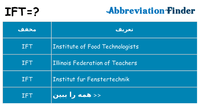چه ift برای ایستادن؟