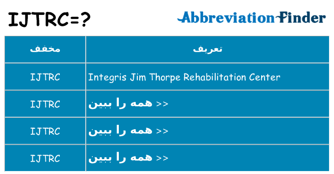 چه ijtrc برای ایستادن؟