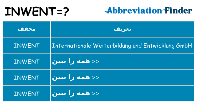 چه inwent برای ایستادن؟