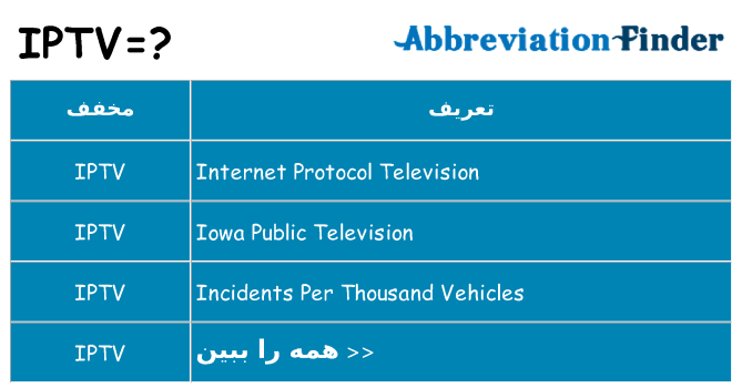 چه iptv برای ایستادن؟