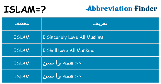 چه islam برای ایستادن؟