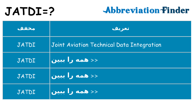 چه jatdi برای ایستادن؟