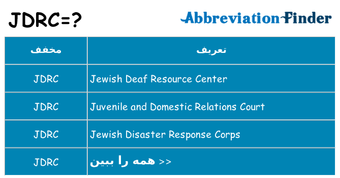 چه jdrc برای ایستادن؟