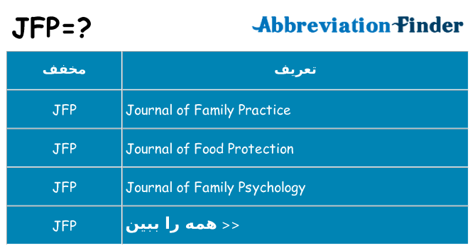 چه jfp برای ایستادن؟
