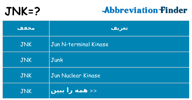 چه jnk برای ایستادن؟