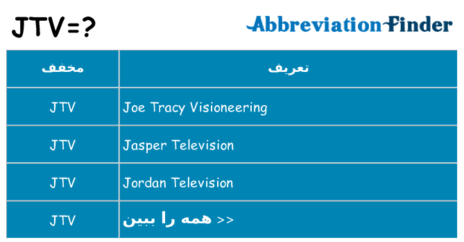 چه jtv برای ایستادن؟