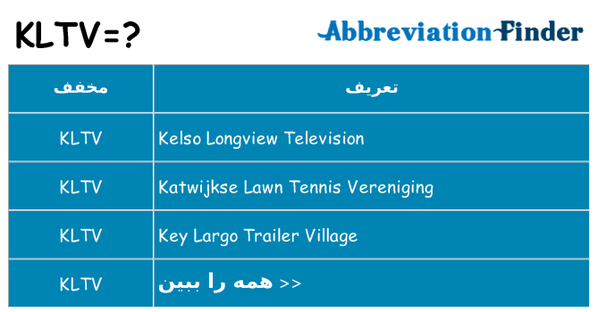 چه kltv برای ایستادن؟