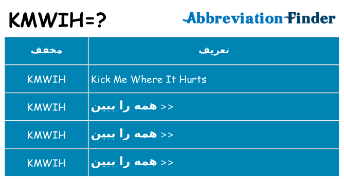 چه kmwih برای ایستادن؟