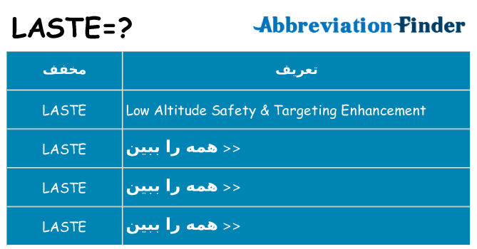 چه laste برای ایستادن؟