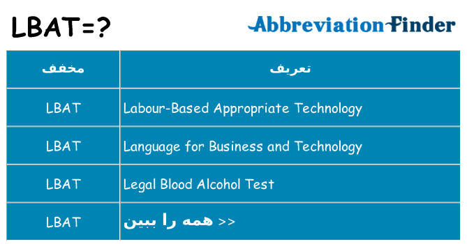 چه lbat برای ایستادن؟