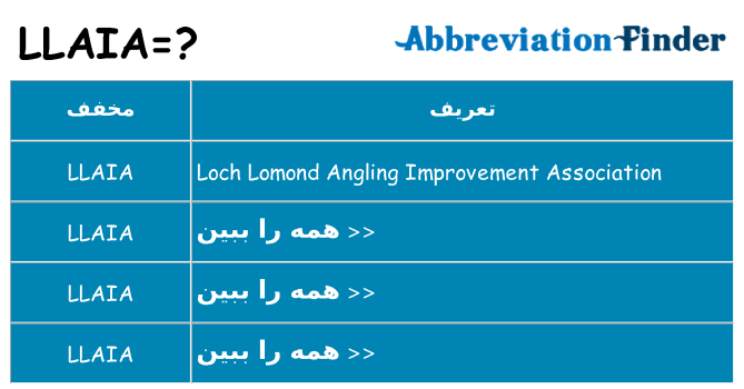 چه llaia برای ایستادن؟