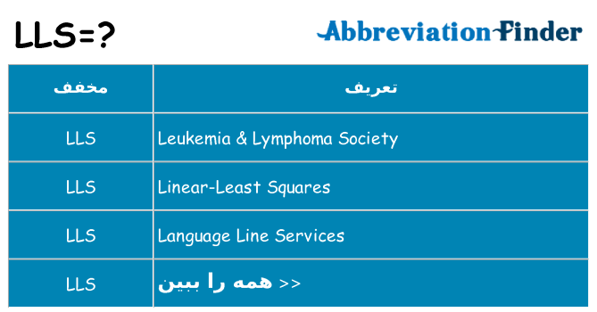 چه lls برای ایستادن؟