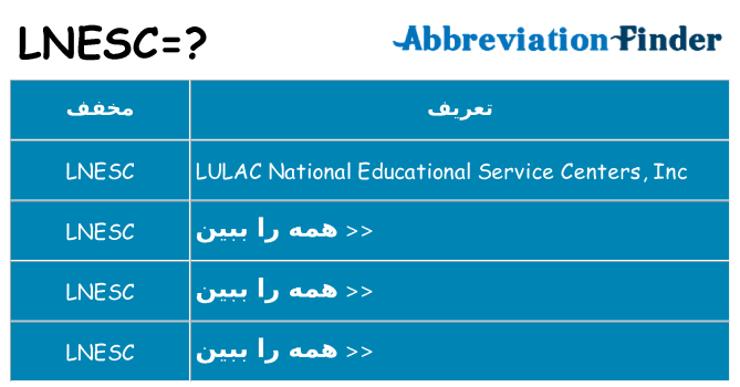 چه lnesc برای ایستادن؟