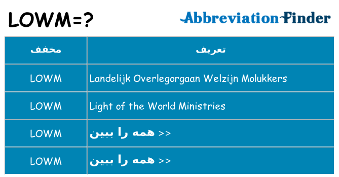 چه lowm برای ایستادن؟