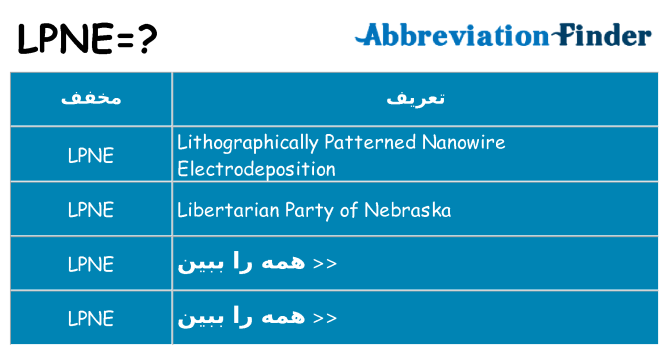 چه lpne برای ایستادن؟