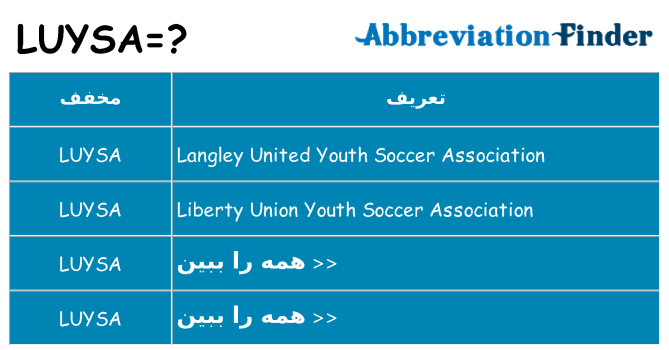 چه luysa برای ایستادن؟