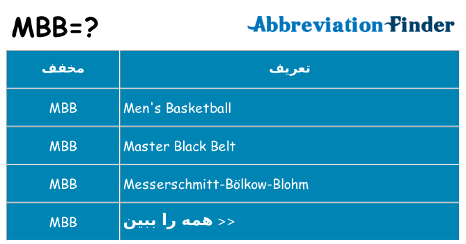 چه mbb برای ایستادن؟