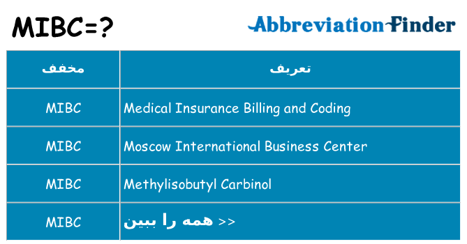چه mibc برای ایستادن؟