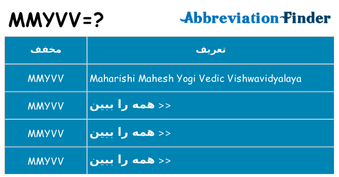 چه mmyvv برای ایستادن؟