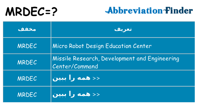 چه mrdec برای ایستادن؟