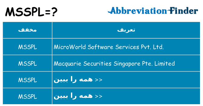 چه msspl برای ایستادن؟