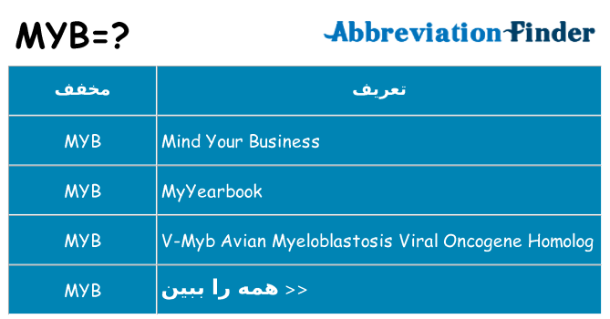 چه myb برای ایستادن؟