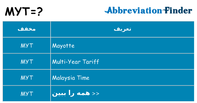 چه myt برای ایستادن؟