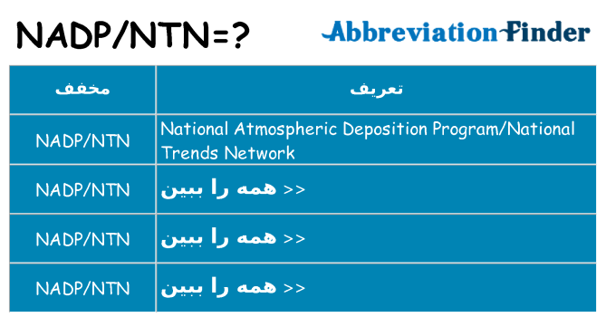 چه nadpntn برای ایستادن؟