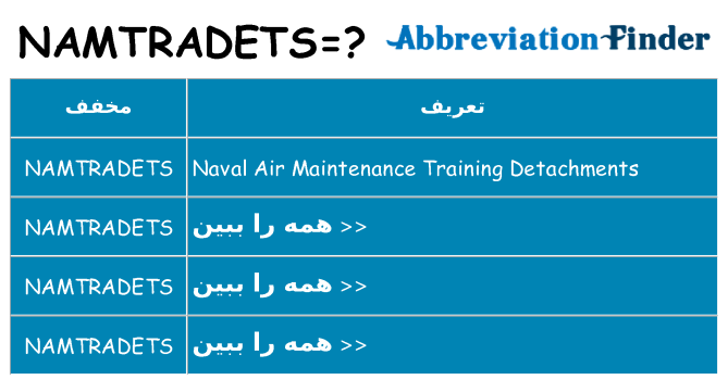 چه namtradets برای ایستادن؟
