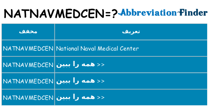 چه natnavmedcen برای ایستادن؟