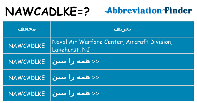 چه nawcadlke برای ایستادن؟