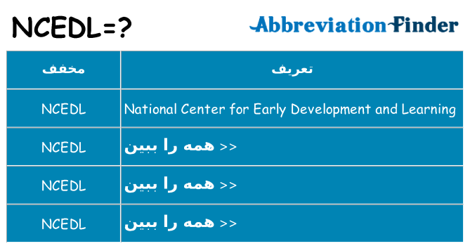 چه ncedl برای ایستادن؟