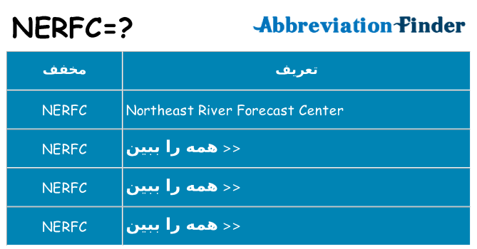 چه nerfc برای ایستادن؟