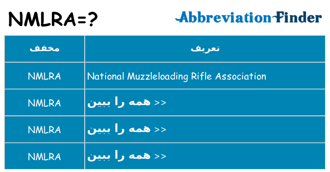 چه nmlra برای ایستادن؟