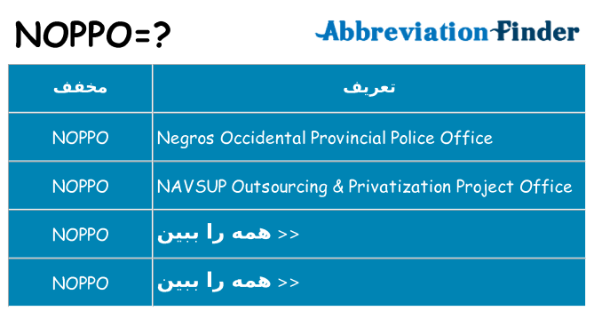 چه noppo برای ایستادن؟